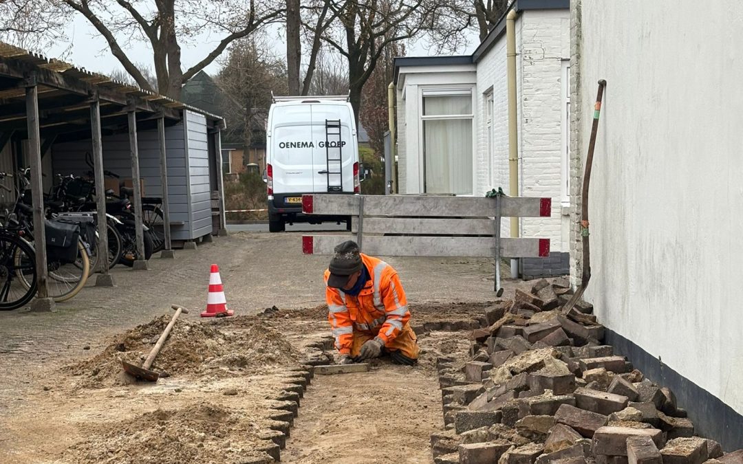 Aanleg gescheiden waterafvoer systeem