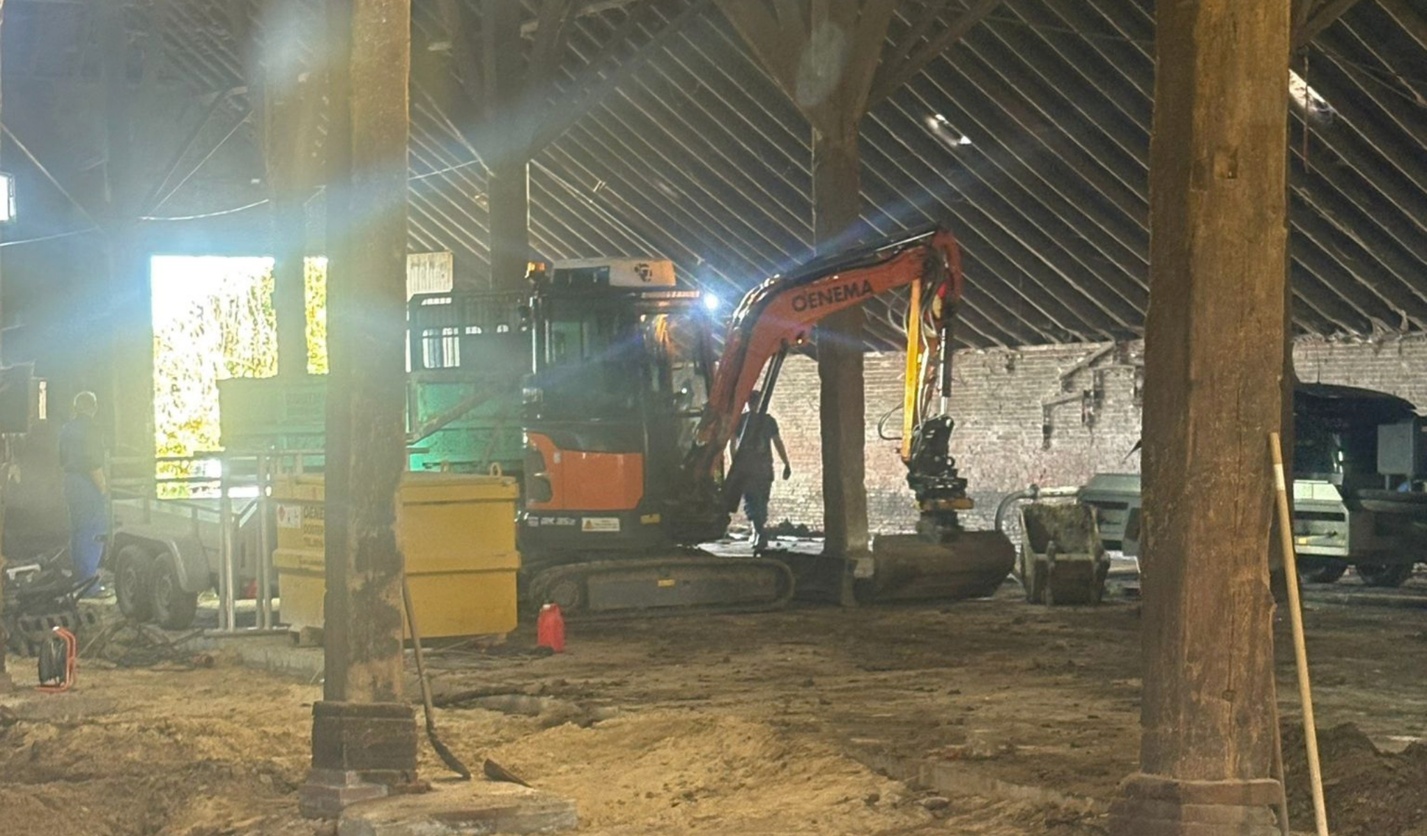 Minikraan Doosan Oenema Groep